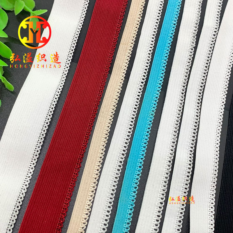 2.0cm8根牙弹力松紧带牙边网袜网裤泳衣丝袜辅料花边六根牙织带