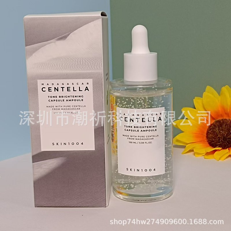 跨境SKIN1004理肤天使积雪草安瓶精华液益生茵粉盐焕白精华100ml|undefined