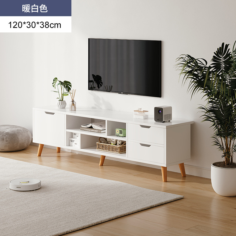 Mueble de TV nórdico 2024 nuevo estilo moderno y simple dormitorio sala de estar hogar pequeño apartamento mesa de centro combinación de gabinete de TV