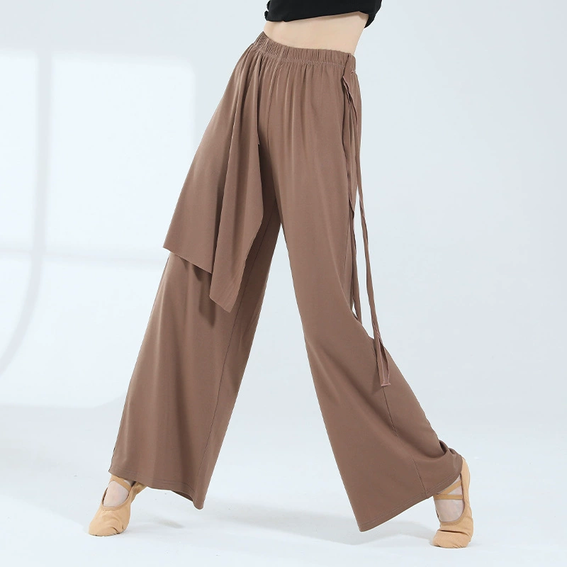 Современные брюки для занятий танцами и йогой для женщин, свободные прямые брюки, классические брюки для стример-танцев, джаза, арт-экзаменов, уличной моды и выступлений.