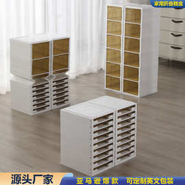 防尘鞋柜 客厅鞋子收纳盒透明抽屉式鞋箱塑料鞋架批发 可折叠鞋盒