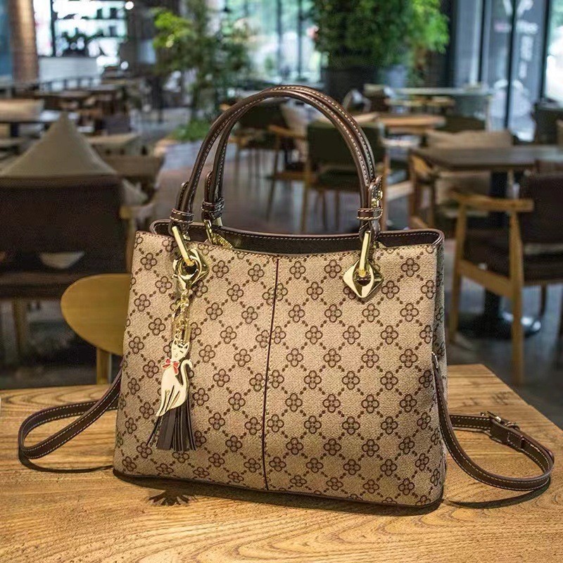 Women's Genuine Leather Bag 2026: New Fashion Versatile Printed Crossbody Bag, Lightweight Luxury Designer Handbag - Thumbnail 7