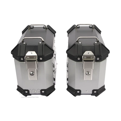 the Side Box and Trunk of – Motorcycle trunk - 18l-small-side-box-silver