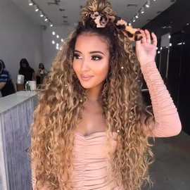 亚马逊新款wigs 欧美假发女爆炸头长卷发假发头套 海外仓一件代发