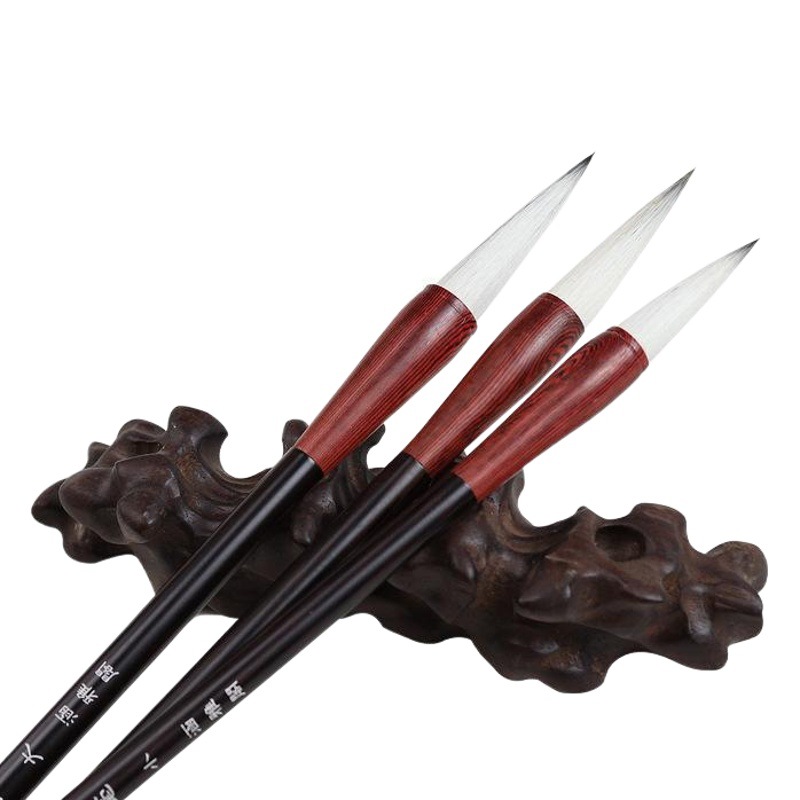 Baihua Lobo y Oveja pincel de escritura, cuatro tesoros de estudio, caligrafía, oukai pluma de fábrica de ventas clase de entrenamiento, pluma de estudiante