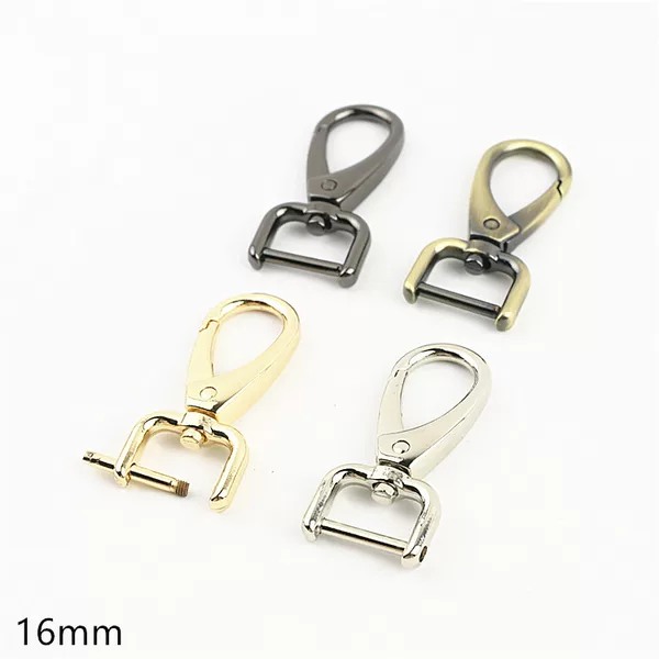 Luggage Hardware 5-Point Fish Mouth Buckle Hook Detachable Luggage Lobster Clasp Bag Hardware Accessories Movable Screw Rod