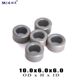 T10x6x6 supply a variety of conventional specifications wound toroidal inductor high frequency anti-interference nickel zinc small magnetic ring