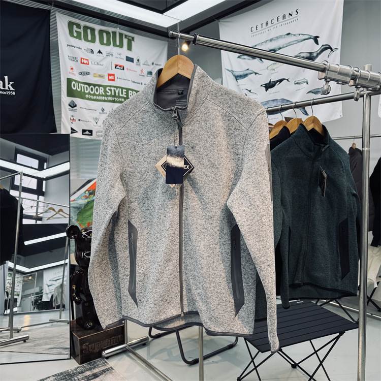 Replacement Series of Men's and Women's Same Style Zipper Stand Collar Lightweight Zero-Pressure Fleece-Lined Warm Outdoor Mid-Layer Fleece Jacket