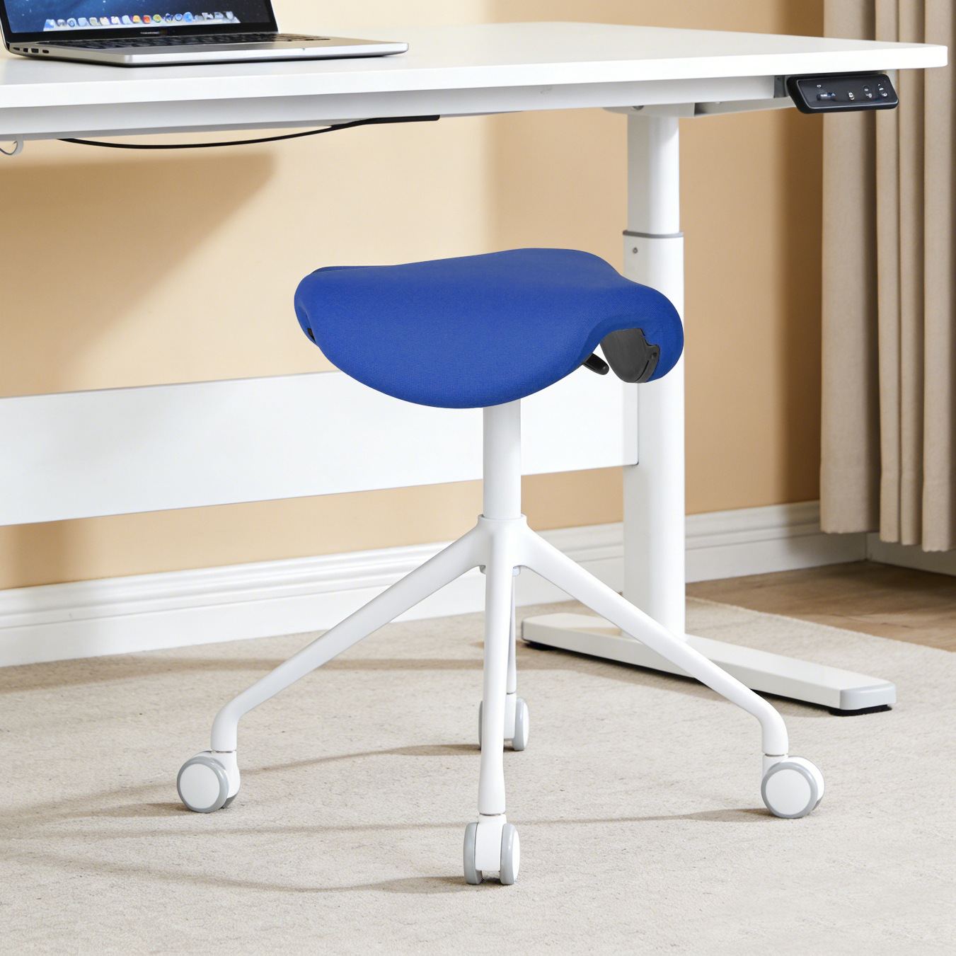 Adjustable Lift Chair, Swivel Stool, Laboratory Chair, Adjustable Saddle Chair, Flexible Wheel Medical Chair, Technician Stool