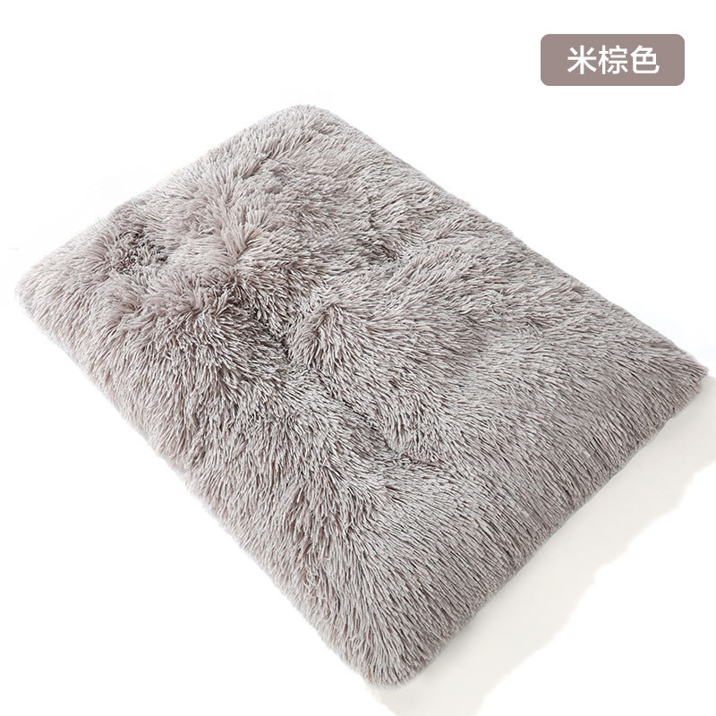 Almohadilla para mascotas Almohadilla para perros de felpa para dormir cálido en invierno Almohadilla para mascotas Cama para perros Cómoda caseta para gatos