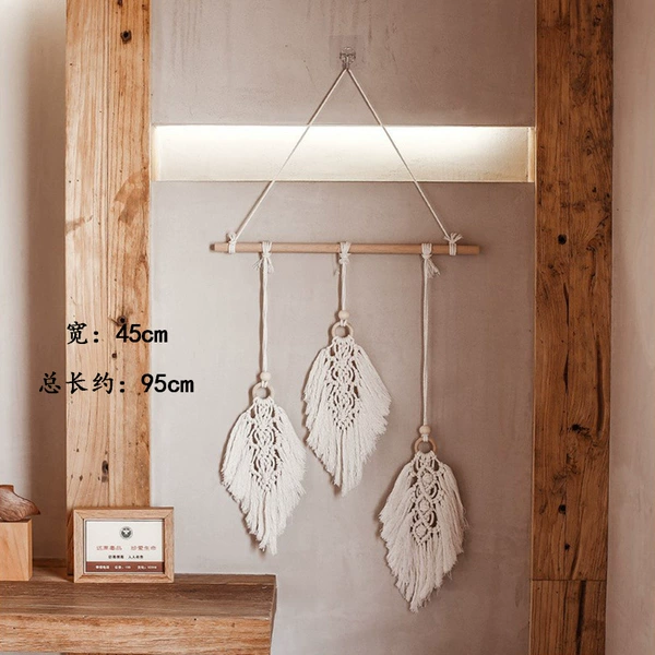 Rice white wooden feathers