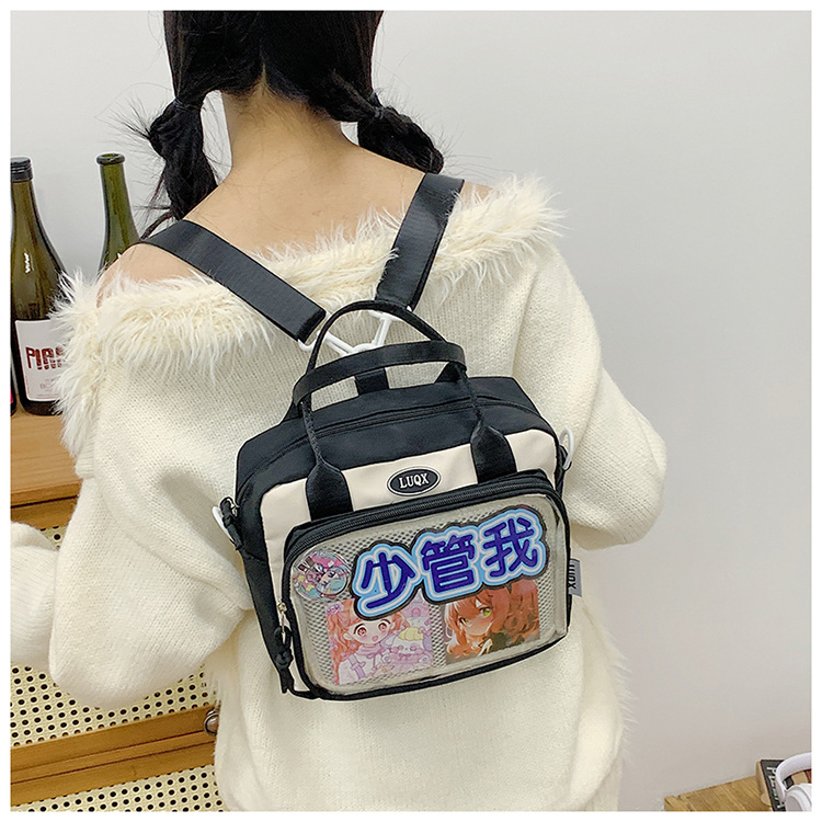 Cute and versatile pain bag, new large-capacity student commuting crossbody bag, Korean version hand-held transparent single-shoulder bag for women wholesale undefined
