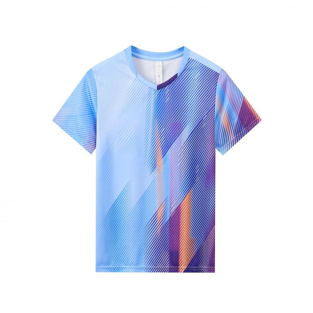 26 nuevas chaquetas de bádminton impresión instantánea de secado rápido transpirable tenis de mesa ropa de tenis de mesa marca de la misma luz