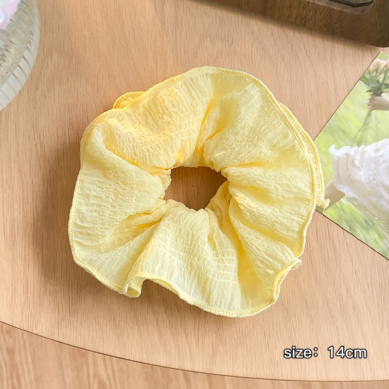 Pequeño, fresco y dulce, lazo para el cabello de intestino grueso, linda cuerda para el cabello a cuadros, atmósfera coreana, cuerda para el cabello, tocado de goma