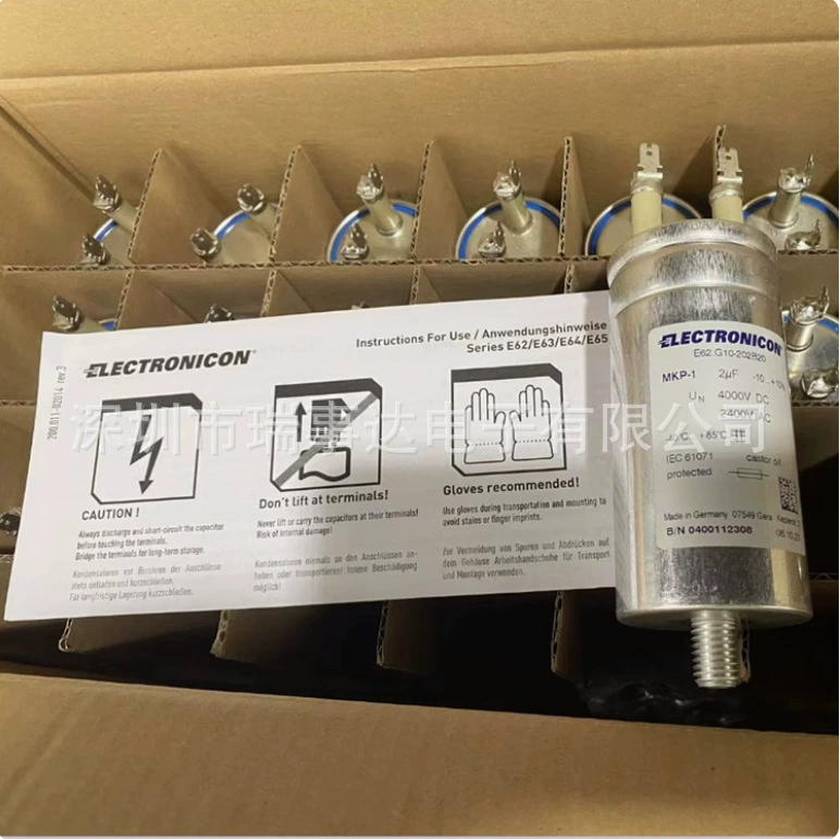 Германия ELECTRONICON 2uF 4000V 2400VAC E62.G10-202B20 Силовые конденсаторы