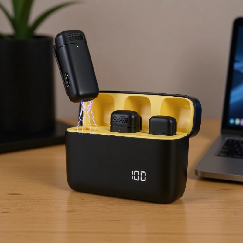 K6无线领夹麦克风教师专用一拖一安卓/苹果手机直播降噪收音