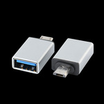 OTG数据线安卓智能手机连接u盘读视频usb转换器micro转换线转接头