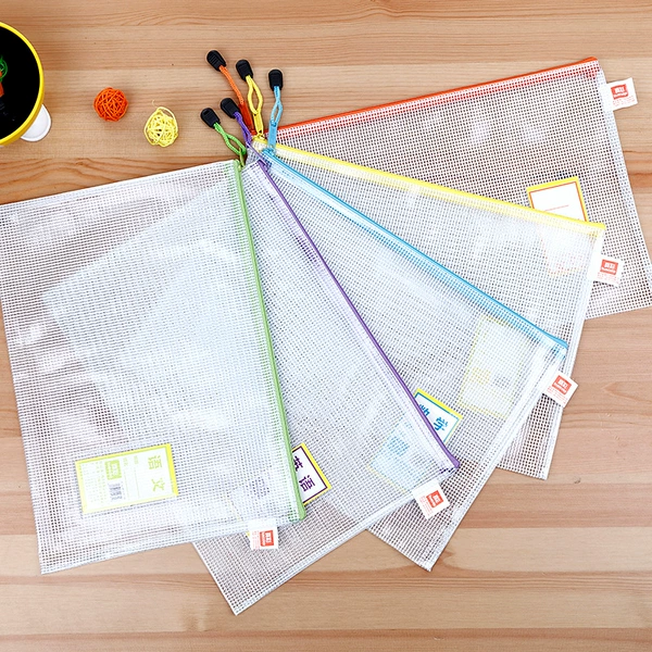5 installed A4 transparent single -layer workbags (Chinese+mathematics+English+2 comprehensive)