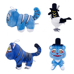 跨境kpop demon hunters plush猎魔女团周边公仔老虎毛绒玩偶现货