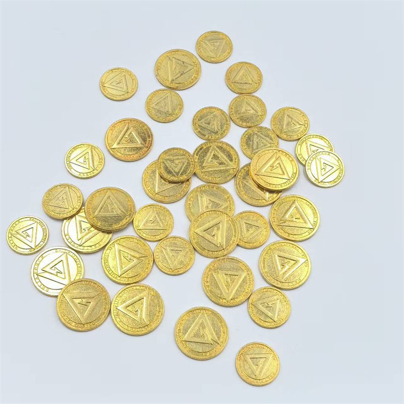 三角洲行动游戏周金色三角币复刻玩具纪念金属模型金属礼物|undefined