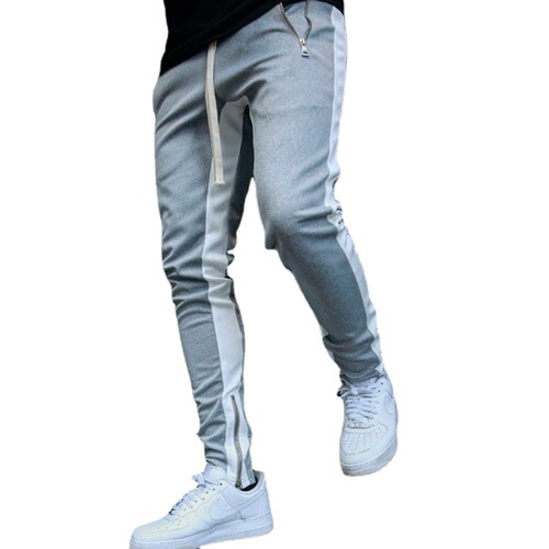 Amazon Wish European and American High Street Sports Casual Pants, European and American Style Large Size Men's Pants with Low Crotch Zipper