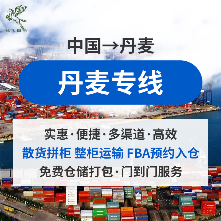 丹麦海运陆运空运UPS到门超大件小包裹欧洲国际物流快递集运家具