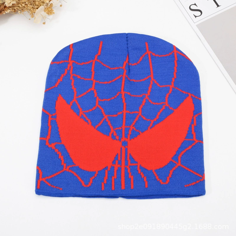 Студентская мультяшная Шляпа Человек-паук Spider-Man Демонстрация Американский Капитан Супермен Супермен вышитая Шляпа с защитой от холода