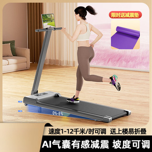 Treadmill Adjustable Slope Electric Folding Adult Household Shake Fat Fitness Equipment Exercise Walking Machine Wholesale