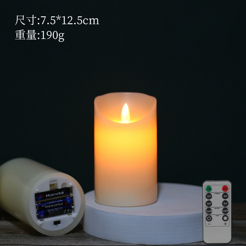 遥控电子蜡烛灯 仿真假蜡烛万圣节七夕情人节氛围灯led蜡烛灯跨境|undefined