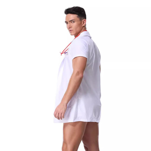 European and American nightclubs cosplay men's sexy lingerie sexy doctor male nurse Zhu Mi love sexy uniform temptation