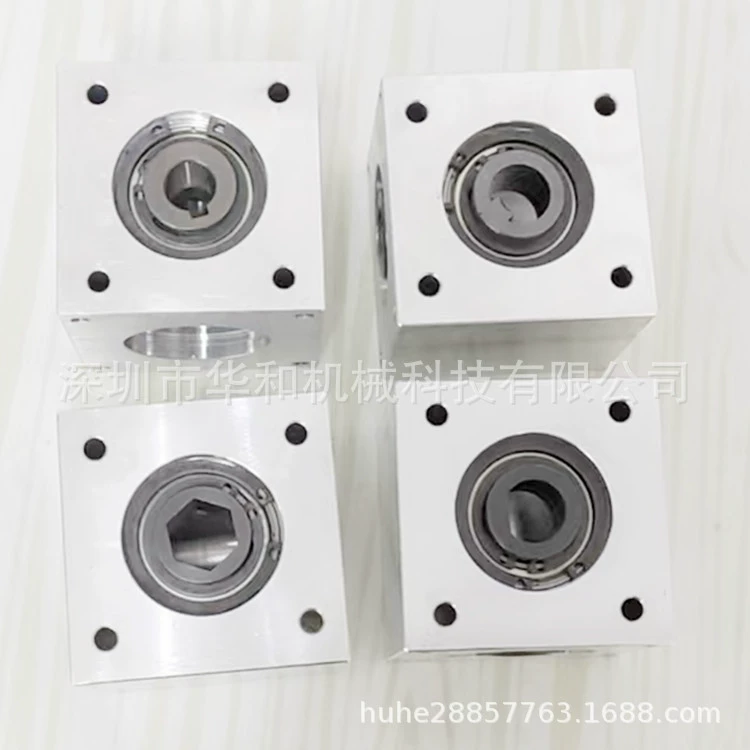 Маленькая коническая шестерня, угловая шестерня 90 градусов, 1:1, прямой угол, реверсивная коробка передач, отверстие вала, шестигранное отверстие D