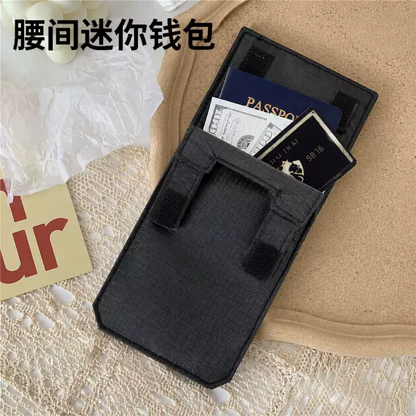 Hidden Belt Wallet, Personal Passport, Coin, and Document Storage Bag, Travel Pouch, Business Coin Purse, in Stock