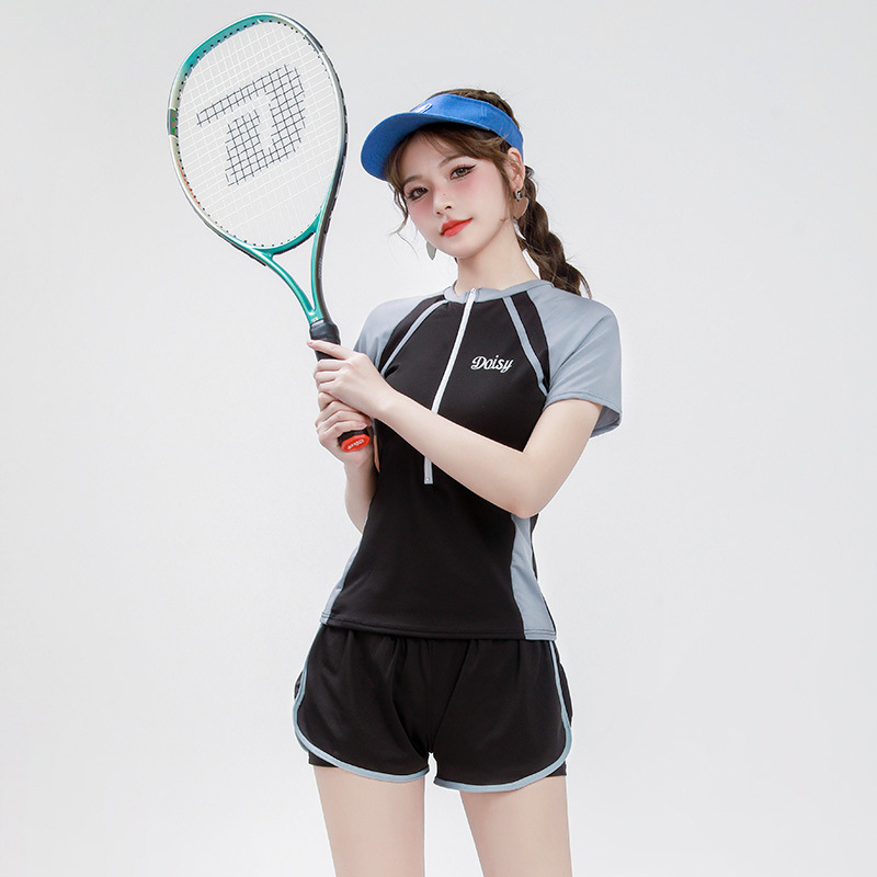split sports swimwear for leisure for students for gym