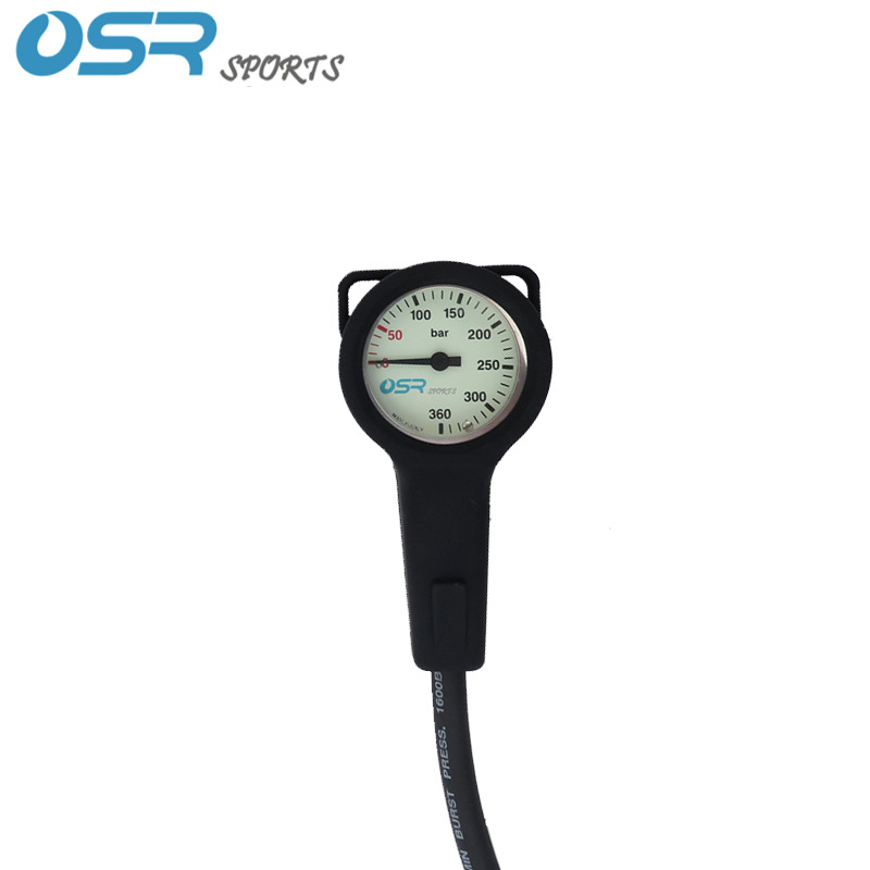 Submarinismo de primera clase de metal de alto voltaje medidor SPG funda protectora funda de goma EPDM 11167