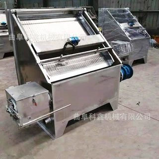 养殖场牛羊粪便斜筛式干湿分离机加厚不锈钢螺旋挤压脱水机科鑫