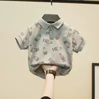 100% хлопок, новые летние футболки с короткими рукавами для мальчиков, детские летние рубашки-поло с лацканами, детские топы для детей маленького и среднего размера