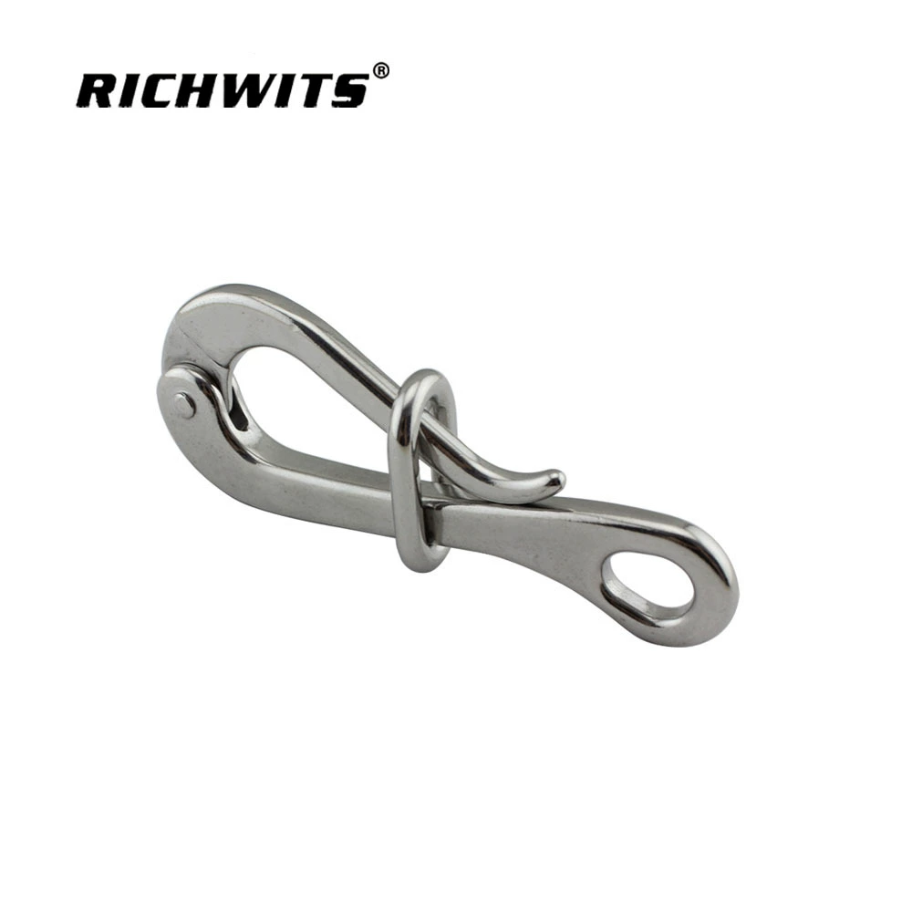 Zhibo Metal RICHWITS Нержавеющая сталь 316 Гусиный крюк Съемный крюк Пружинный крючок Крюк с гусиной головой