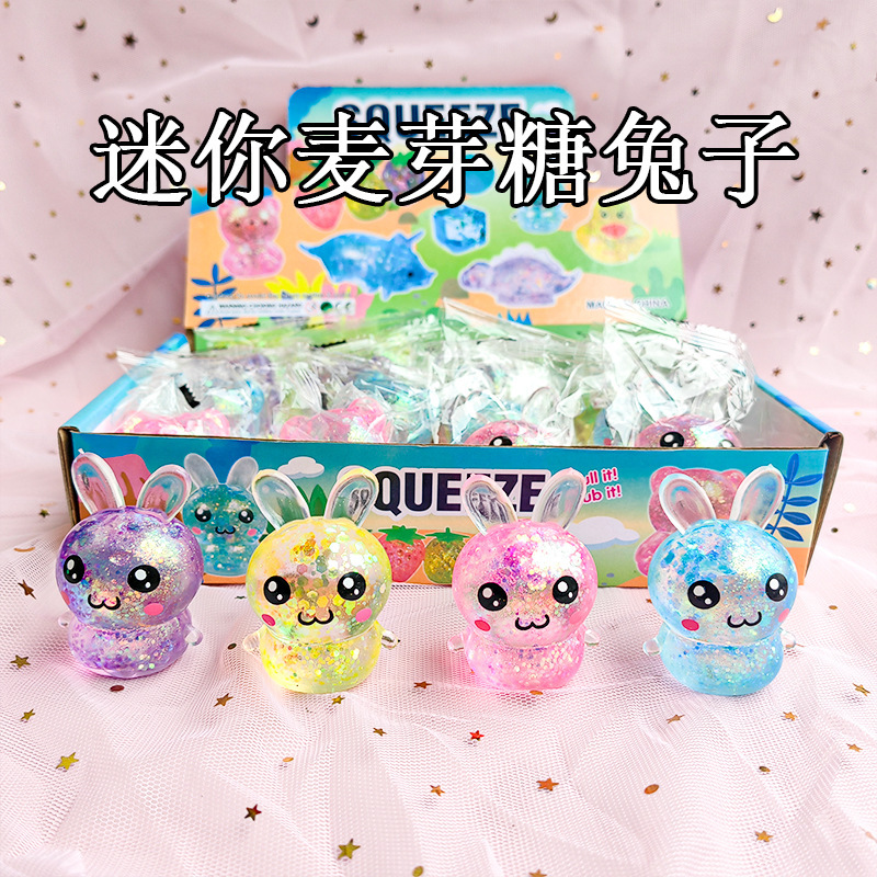 Stress Relief Squishy Toy Maltose Bunny Squishy Fun Children's Stress Relief Gadget Vent Ball Slow Rebound