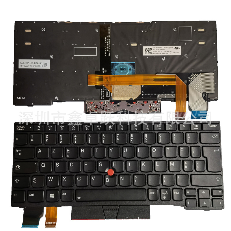 Applicable to FR Thinkpad Lenovo X280 A285 YOGA X390 X395 X13 L13 Gen 2 key Applicable to FR Thinkpad Lenovo X280 A285 YOGA X390 X395 X13 L13 Gen 2 key