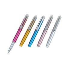 超艺GP781 金属色外壳商务定制签字笔创意彩色中性笔礼盒套装批发