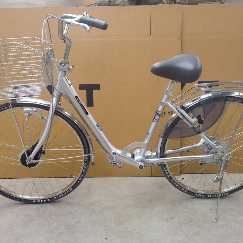 Kawasaki 26inch Axis Transmission Aviation Aluminum Variable-Speed Commuter Bike Unisex Aluminum Bicycle with Sensor Light Lightweight