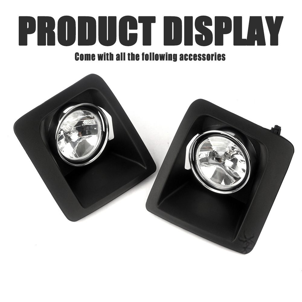 Aplicable a GMC14 / 15 Sierra 1500 conjunto de luces de niebla delanteras halógenas luces diurnas luces de parachoques delanteras