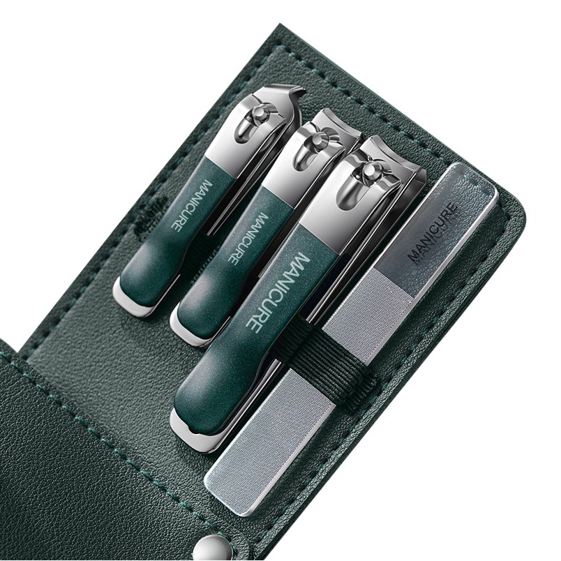 Portátil cortauñas traje al por mayor cortaúñas de acero inoxidable manicura pedicura profesional kit belleza manicura conjunto completo