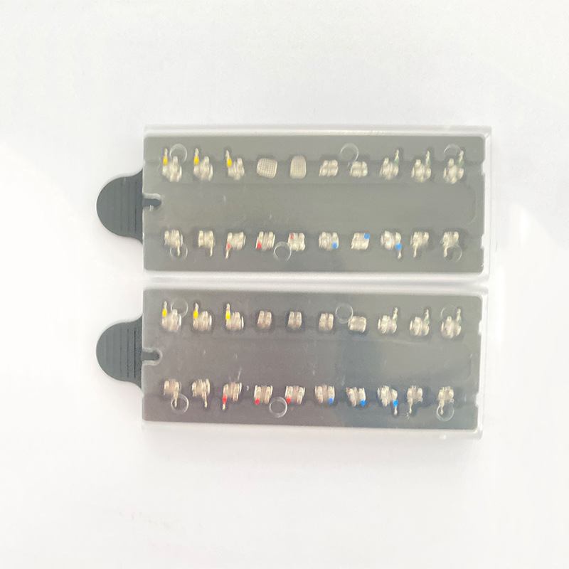 Brackets de Ortodoncia Dental ROTH MBT, Mini Brackets Metálicos Cuadrados con Arco de Alambre image 4