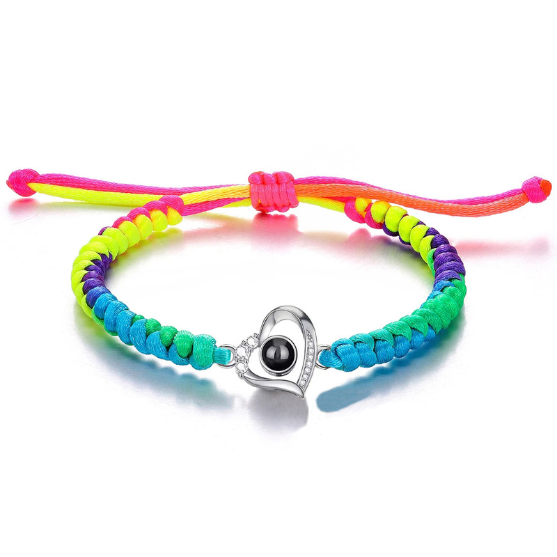 AliExpress hot sale love couple projection bracelet men and women bracelet family portrait graduation photo customization color photo AliExpress hot sale love couple projection bracelet men and women bracelet family portrait graduation photo customization color photo