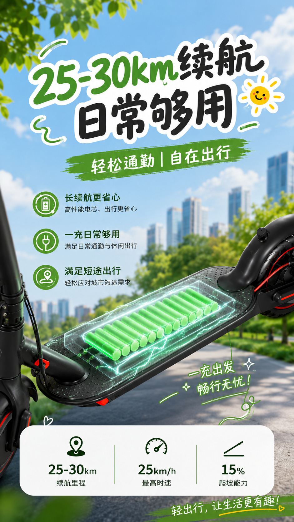 Yidouyi Electric Scooter for Teenagers and College Students, Two-Wheeled Portable Mobility Aid for Adults, Foldable Electric Scooter