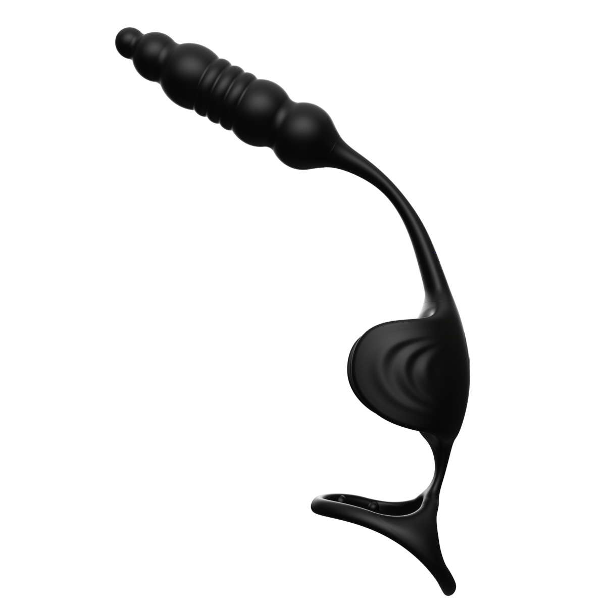 App-Controlled Telescopic Prostate Massager with Vibrating Rear Plug, Silicone — detail image 21