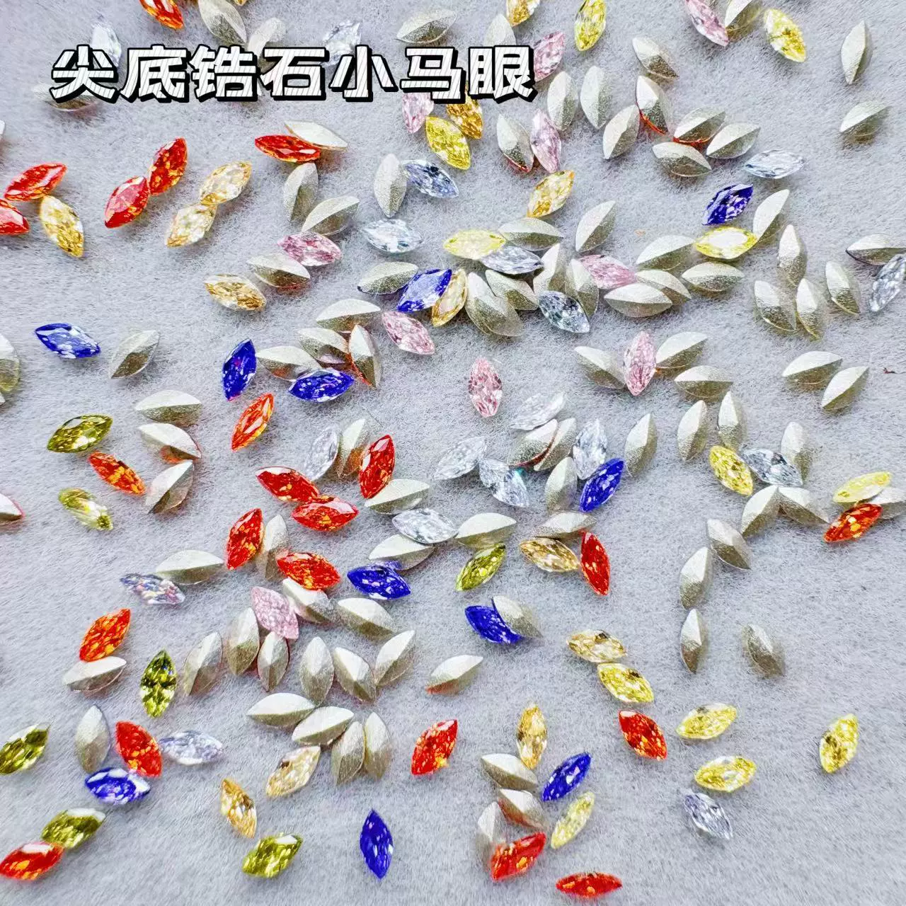 Модные миниатюрные стразы для ногтей с пшеничным шипом из циркония оптом