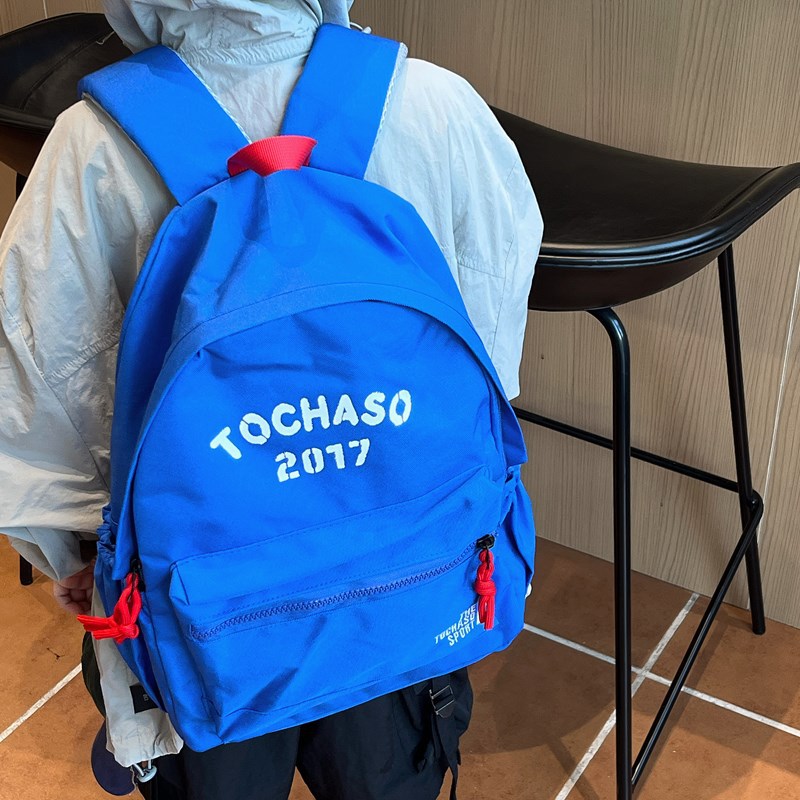 Jardín de infantes, mochila deportiva de ocio de letras extranjeras 2025, nueva mochila infantil de gran capacidad