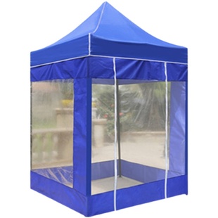 Outdoor Stall Tent Canopy Windproof and Rainproof Winter Warm Small Indoor Flat Top Winter Transparent Sun Room